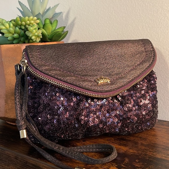 Juicy Couture Handbags - Juicy couture sequence, wristlet/clutch new without the tags